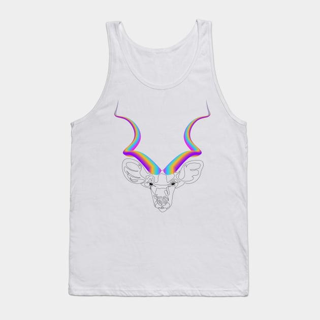 Psychedelic Kudu Tank Top by goingplaces